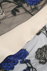 Laden Sie das Bild in den Galerie-Viewer, Blaues Rockabilly Kleid mit Stickerei