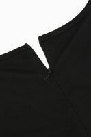 Laden Sie das Bild in den Galerie-Viewer, Fuchsia und schwarzes Vintage Rockabilly Kleid