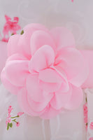 Laden Sie das Bild in den Galerie-Viewer, Niedliches ärmelloses rosa Mädchen Partykleid