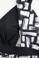 Laden Sie das Bild in den Galerie-Viewer, Neckholder Einteilige grüne Badebekleidung mit hoher Taille