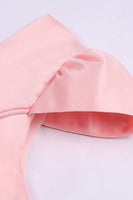 Laden Sie das Bild in den Galerie-Viewer, A-Linie rotes Mädchenkleid mit V-Ausschnitt und Kappenärmeln