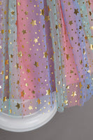 Laden Sie das Bild in den Galerie-Viewer, A Linie Jewel Hals Blush Mädchen Party Kleid mit Schleife