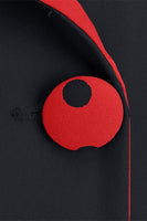 Laden Sie das Bild in den Galerie-Viewer, Schwarzes Polka Dots Rockabilly Kleid mit Schleife