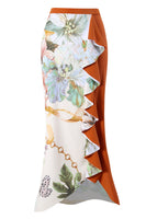 Laden Sie das Bild in den Galerie-Viewer, Einteilige Bademode mit hoher Taille und Strandrock