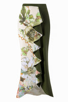 Laden Sie das Bild in den Galerie-Viewer, Einteilige Bademode mit hoher Taille und Strandrock