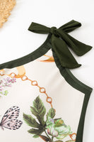 Laden Sie das Bild in den Galerie-Viewer, Einteilige Bademode mit hoher Taille und Strandrock