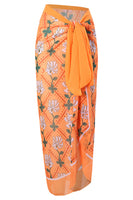 Laden Sie das Bild in den Galerie-Viewer, Einteiliger Neckholder Bikini mit Schlüsselloch und Strandrock