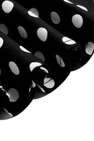 Laden Sie das Bild in den Galerie-Viewer, Neckholder Rotes Vintage Polka Dot 50er Jahre Mädchen Kleid mit Schleife