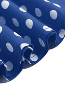 Laden Sie das Bild in den Galerie-Viewer, Neckholder Rotes Vintage Polka Dot 50er Jahre Mädchen Kleid mit Schleife