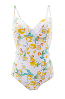 Laden Sie das Bild in den Galerie-Viewer, Spaghettiträger Hohe Taille Rot Einteilige Bademode