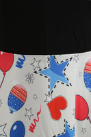 Laden Sie das Bild in den Galerie-Viewer, Schwarzes bedrucktes ärmelloses Rockabilly Kleid mit Gürtel