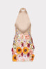 Laden Sie das Bild in den Galerie-Viewer, Ärmelloses Neckholder Rosa Partykleid mit Applikationen