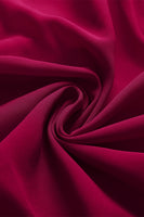 Laden Sie das Bild in den Galerie-Viewer, Burgunderrotes Neckholder Tüll Vintage Kleid mit Spitze