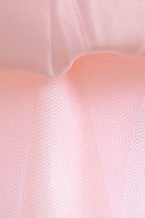 Laden Sie das Bild in den Galerie-Viewer, Weißes Tüll A Linie Blumenmädchen Kleid mit Puffärmeln