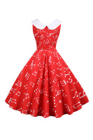 Laden Sie das Bild in den Galerie-Viewer, Bedrucktes ärmelloses gelbes Vintage-Kleid