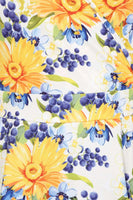 Laden Sie das Bild in den Galerie-Viewer, Gelbes Vintage-Kleid mit V-Ausschnitt und kurzen Ärmeln