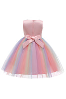 Laden Sie das Bild in den Galerie-Viewer, Glitzernder U-Boot-Ausschnitt Lila Mädchen Kleider