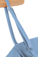 Laden Sie das Bild in den Galerie-Viewer, Hellblaues Polka Dots Spaghettiträger 1950er Jahre Kleid