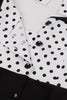 Laden Sie das Bild in den Galerie-Viewer, A-Linie Neckholder Kleid mit Tupfen aus den 1950er Jahren