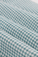 Laden Sie das Bild in den Galerie-Viewer, Grün kariertes Rockabilly Kleid mit Gürtel