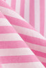 Laden Sie das Bild in den Galerie-Viewer, Spaghettiträger rosa Streifen Swing Kleid aus den 1950er Jahren