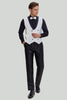 Laden Sie das Bild in den Galerie-Viewer, Weiße Herren 3-teilige Schal Revers Ball Anzüge