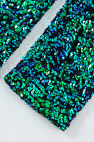 Laden Sie das Bild in den Galerie-Viewer, Grüne Pailletten Herren Blazerjacke