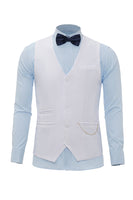 Laden Sie das Bild in den Galerie-Viewer, Burgunder Schal Revers Einreihige Herren Anzug Weste