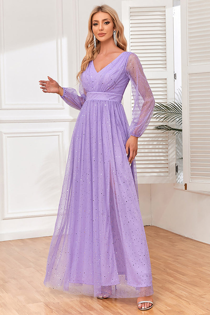 WedTrend Damen Heimkehrkleid 2025, Flatterärmel, Spitze & Chiffon – Elegantes Kleid Für Hochzeit & Party