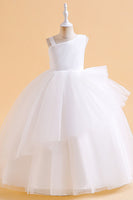 Laden Sie das Bild in den Galerie-Viewer, Dunkelgrünes ärmelloses Mädchenkleid in A-Linie