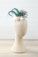 Laden Sie das Bild in den Galerie-Viewer, Grünes Pfau Stirnband