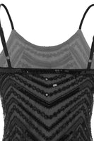 Laden Sie das Bild in den Galerie-Viewer, Fransiges Vintage Paillettenkleid aus den 1920er Jahren