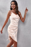 Laden Sie das Bild in den Galerie-Viewer, Champagner Kurzes Ballkleid