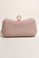 Laden Sie das Bild in den Galerie-Viewer, Glitter Blush Strass Party Clutch