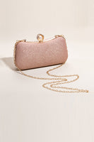 Laden Sie das Bild in den Galerie-Viewer, Glitter Blush Strass Party Clutch