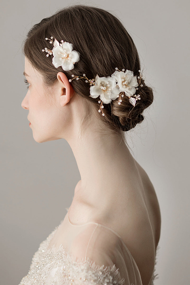 Laden Sie das Bild in den Galerie-Viewer, Super Fee Süße Chiffon Blume Haarnadeln