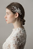 Laden Sie das Bild in den Galerie-Viewer, Handgefertigte Perlenblume Braut Haarschmuck