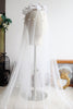 Laden Sie das Bild in den Galerie-Viewer, Hochzeit Zweistufige Strass Brautschleier
