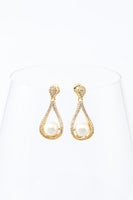 Laden Sie das Bild in den Galerie-Viewer, Perlen Wassertropfen Ohrringe