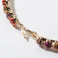 Laden Sie das Bild in den Galerie-Viewer, Bunter Strass Creolen Ohrring