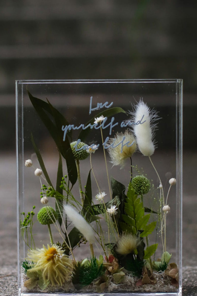 Laden Sie das Bild in den Galerie-Viewer, Acryl Unsterbliche Blume Bilderrahmen