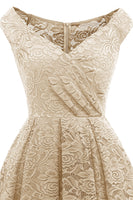 Laden Sie das Bild in den Galerie-Viewer, Rouge Vintage Spitze Partykleid