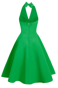 Grünes Pin Up Vintage Kleid aus den 1950er Jahren