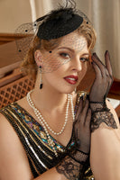 Laden Sie das Bild in den Galerie-Viewer, Vier Stück Ohrringe Handschuhe Party Zubehör Sets