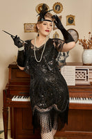 Laden Sie das Bild in den Galerie-Viewer, Schwarz Acht Stück Socken Handschuhe 1920er Jahre Accessoires Sets