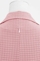 Laden Sie das Bild in den Galerie-Viewer, Blush Plaid Swing 1950er Jahre Kleid mit kurzen Ärmeln