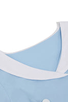 Laden Sie das Bild in den Galerie-Viewer, Schwarzes Swing kleid aus den 1950er Jahren mit Gürtel