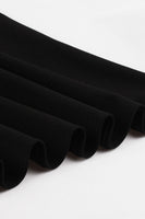 Laden Sie das Bild in den Galerie-Viewer, Schwarzes Langarm Halloween Kleid mit Stickerei