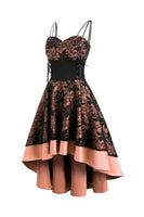 Laden Sie das Bild in den Galerie-Viewer, Blush Spitze High-Low Halloween Kleid