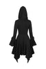 Laden Sie das Bild in den Galerie-Viewer, Schwarzes Langarm Schnürung Halloween Kleid